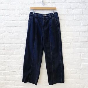 Madewell || Trouser Jeans Perfect Vintage Wide-Leg Jean: Seam Edition Black 28